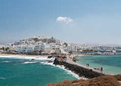 village de bord de mer des Cyclades