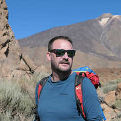 Yann au Parc National du Teide sur l'île de Ténérife