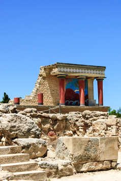 Site de Knossos en Crète
