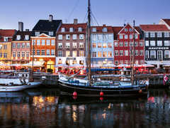 Copenhague son port et ses maisons colorées