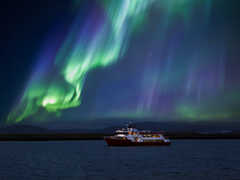 Excursion aurore boréale en mer depuis Reykjavik