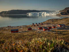 Glacier Eqi au Groenland