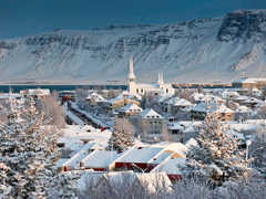 Reykjavik en hiver