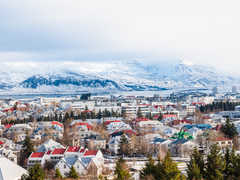 Reykjavik en hiver