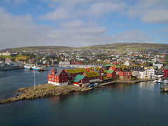 Ville de Torshavn aux îles Féroé