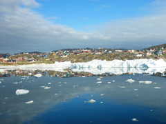 Ville d'Ilulissat au Groenland