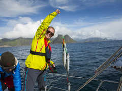 pêche lors d'un voyage en Norvège