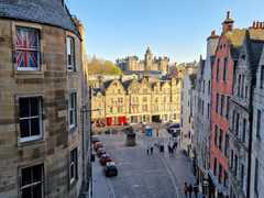 Vue sur la ville d'Edimbourg en Ecosse