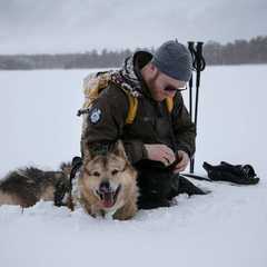 Charles Ariza, guide arctique en Finlande