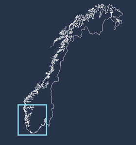Carte de Norvège