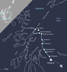 Carte EECOTREK Ecosse © 66 Nord Carte EECOTREK Ecosse