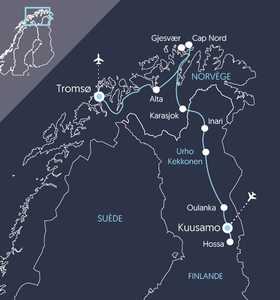 Carte EFINA8 Finlande