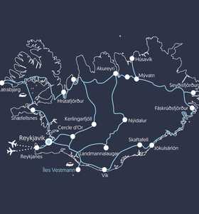 Carte EISLBO Islande © 66 Nord Carte EISLBO Islande
