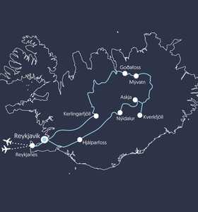 Carte EISLDES Islande © 66 Nord Carte EISLDES Islande