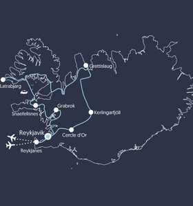 Carte EISLECLI Islande © 66 Nord Carte EISLECLI Islande