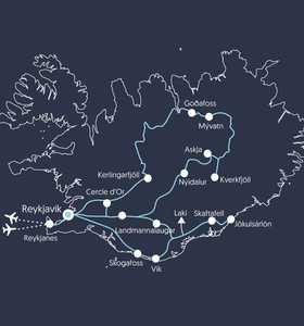 Carte EISLRC Islande © 66 Nord Carte EISLRC Islande