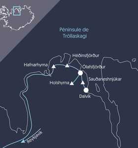 Carte EISLSKR8 Islande © 66 Nord Carte EISLSKR8 Islande