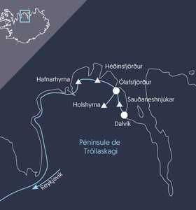 Carte EISLSKR8 Islande © 66NORD Carte EISLSKR8 Islande