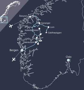 Carte ENOAD8 Norvège