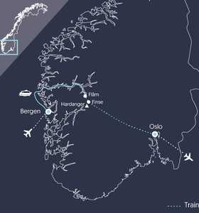Carte ENOADS Norvège © 66NORD Carte ENOADS Norvège