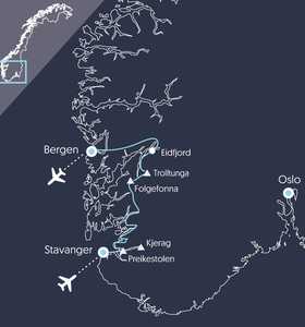 Carte ENOADT Norvège