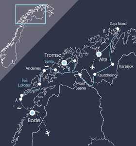 Carte ENOL Norvège
