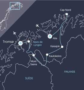Carte ENOL8 Norvège © 66NORD Carte ENOL8 Norvège