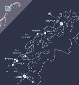 Carte ENOR8 Norvège © 66NORD Carte ENOR8 Norvège