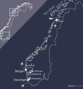 Carte ENORAD15 Norvège