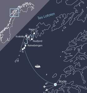 Carte ENORB Norvège © 66 Nord Carte ENORB Norvège