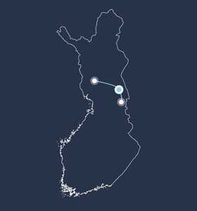 Carte voyage Finlande