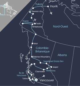 Carte UCAWGE Canada © 66NORD Carte UCAWGE Canada