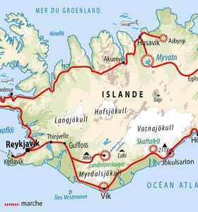 Carte Voyage Islande