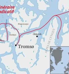 Carte Voyage Norvège - © 66 Nord Carte Voyage Norvège