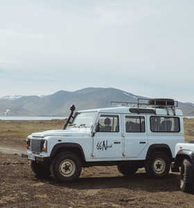 Defender voiture 66°Nord Islande été