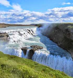 Gullfoss cascade Islande - © Jean-Jacques Grignon Gullfoss cascade Islande