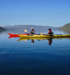 Kayak de mer en Islande
