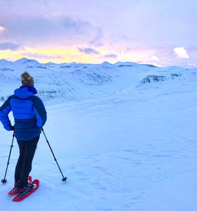 L'Islande en raquettes à neige