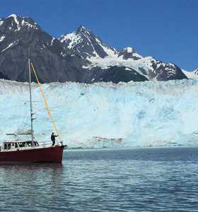 Le voilier Qilak en Alaska