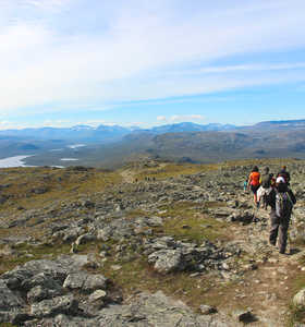 Randonnée au Mont Saana, Laponie