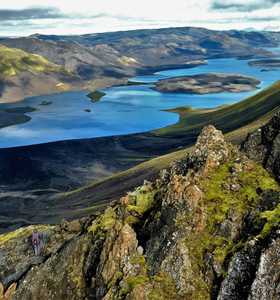 Randonnée dans les hautes terres islandaises à Langisjor