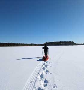 Raquettes dans le parc national de Hossa
