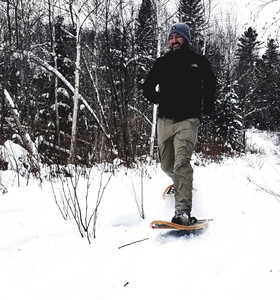Raquettes l'hiver au Québec - © Degbe Julie Raquettes l'hiver au Québec