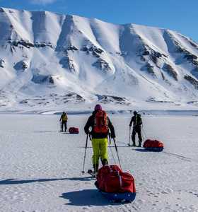 Journée ski de rando © Le Priol Flo Ski de rando dans le Grand Nord