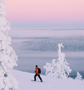Ski en finlande en hiver