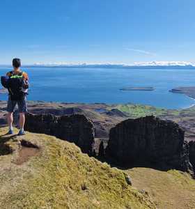 Vue sur l'Atlantique en Ecosse