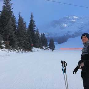 Michiel au ski, Senior Technical Lead chez Decathlon Travel