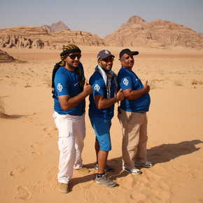 Notre équipe locale en Jordanie