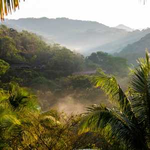 Paysage tropical au Costa Rica