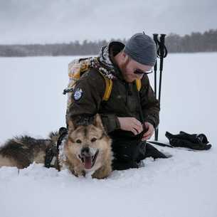 Charles Ariza, guide arctique en Finlande